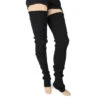 39" (Black) Super Long Leg Warmers 2 39" (Black) Super Long Leg Warmers -Trendy Socks Store the sock shack extra long leg warmers black foot traffic LW120 black long large