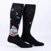 Take A Look, It's In A Book Unisex Stretch-It Knee Highs -Trendy Socks Store the sock shack extra stretchy unisex knee high socks bibliophile reading S0159 TakeALookItsInABook StretchItSocks Legform