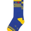 I ❤️ Puzzles Unisex Crew Socks -Trendy Socks Store the sock shack gumball poodle athletic socks i love puzzles jpg