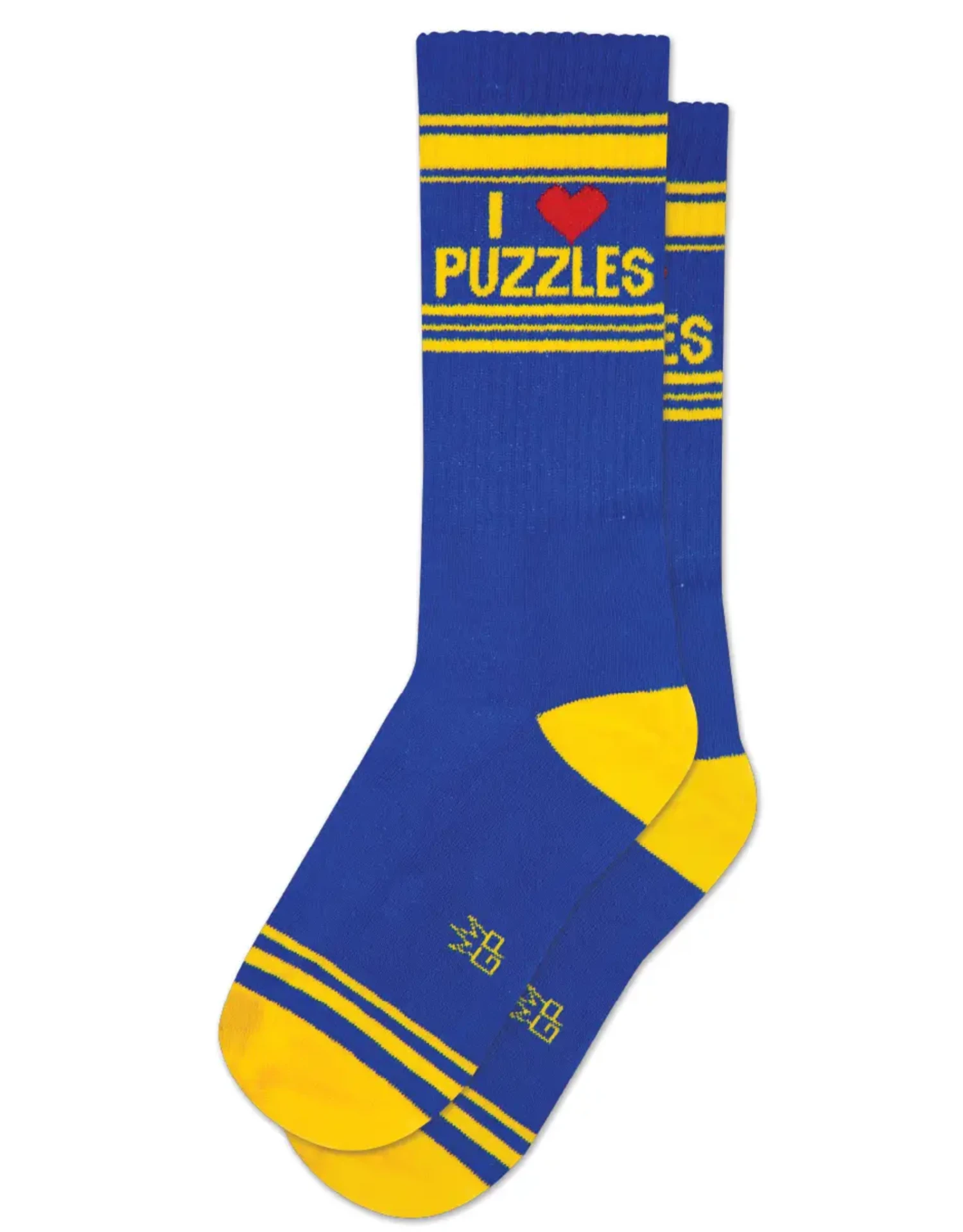 I ❤️ Puzzles Unisex Crew Socks 3 I ❤️ Puzzles Unisex Crew Socks