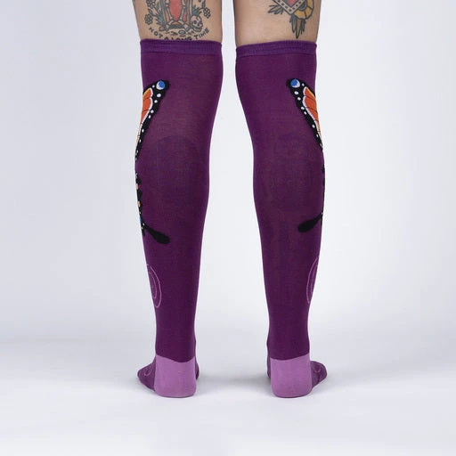 The Monarch, Butterfly Women's Knee Highs 4 The Monarch, Butterfly Women's Knee Highs - Image 2