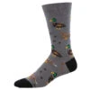 Lucky Ducks (Grey) Men's Crew Socks 1 Lucky Ducks (Grey) Men's Crew Socks -Trendy Socks Store the sock shack lucky duck s men s crew socks socksmith grey MNC2442 Gray 01