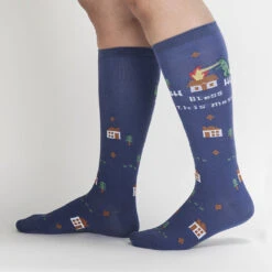 Bless This Mess, Cross Stitch Godzilla Knee Highs