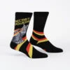 Secret Powers, Laser Cats Men's Crew Socks -Trendy Socks Store the sock shack maine mens crew socks cat laser MEF0460 SecretPowers CrewSocks LEGFORM
