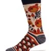 The Wild Floral Men's Bamboo Crew Sock