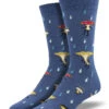 Fungi, Fun Guys (Blue) Bamboo Men's Crew Socks 1 Fungi, Fun Guys (Blue) Bamboo Men's Crew Socks -Trendy Socks Store the sock shack mens bamboo fungi fun guys socks bamboo fungi mushrooms socks socksmith