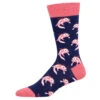 Axolotls (Navy) Men's Crew Sock