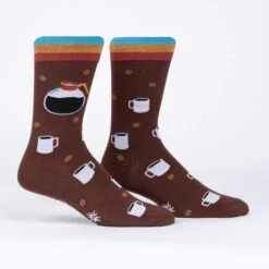 Pot Head (Coffee) Men's Crew Socks