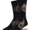 Going Batty (Black) Men's Crew Socks -Trendy Socks Store the sock shack mens crew socks going batty bats black socksmith