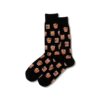 Old Fashioned (Black) Men's Crew Socks -Trendy Socks Store the sock shack mens crew socks old fashioned cocktail black hot sox
