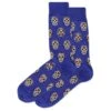 Sugar Skulls (Blue) Men's Crew Socks