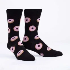 Donut Stop Believing! Men's Crew Sock
