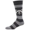 Outlands Made In The USA, Trash Panda/ Raccoon (Grey) Unisex L/XL Boot Sock -Trendy Socks Store the sock shack outlands socksmith made in usa trash panda raccoon mens boot sock grey