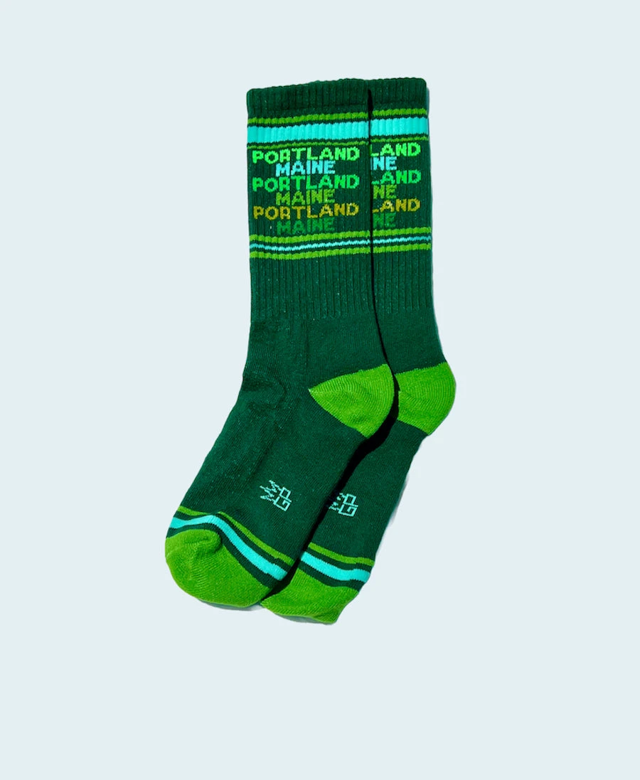 Portland Maine Unisex Crew Socks 3 Portland Maine Unisex Crew Socks