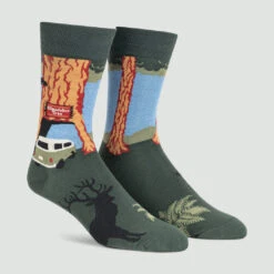 Redwoods Men's Crew Socks