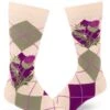 Argyle Thistle Men's Crew Sock -Trendy Socks Store the sock shack thistle argyle mens socks