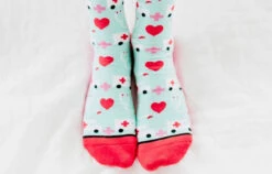 Life Saver, Health Care Workers Women's Crew Socks -Trendy Socks Store the sock shack top life saver socks woven pear 230426