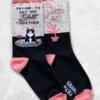 Trying To Get My Sh*t Together, Cat Women's Crew Socks -Trendy Socks Store the sock shack trying cat Groovy socks flat product photos flat