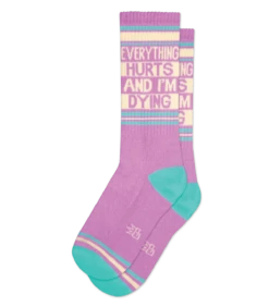 Everything Hurts And I'm Dying (Pastel) Unisex Crew Socks