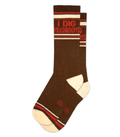 I Dig Mushrooms Unisex Crew Socks