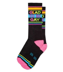 Glad To Be Gay Unisex Crew Socks