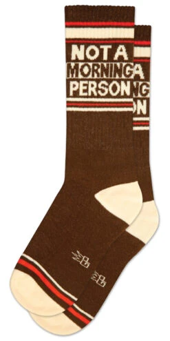 Not A Morning Person Unisex Crew Socks