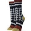 Park Ave (Geometric) Bamboo Women's Crew Sock -Trendy Socks Store the sock shack womens bamboo crew socks jy sock it up black label park ave WX7410C B 1