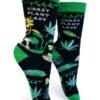 Crazy Plant Lady, Weed Women's Crew Socks