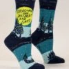 Dragons And Wizards And Sh*t Women's Crew Socks -Trendy Socks Store the sock shack womwns crew adult small socks blue q dragons wizards