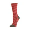 Rose Stripe Roll Top (Cinnamon) Organic Cotton Crew Socks-Medium -Trendy Socks Store the sock shack zkano roll top medium rose roll top organic cotton crew socks cinnamon organic socks made in usa 30345102360624 720x 1d3f25e6 f56f 4751 84e4 d198bf5b6a61
