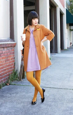 Opaque Zokki Tights -Trendy Socks Store the sock shack zokki tights Mustard tights