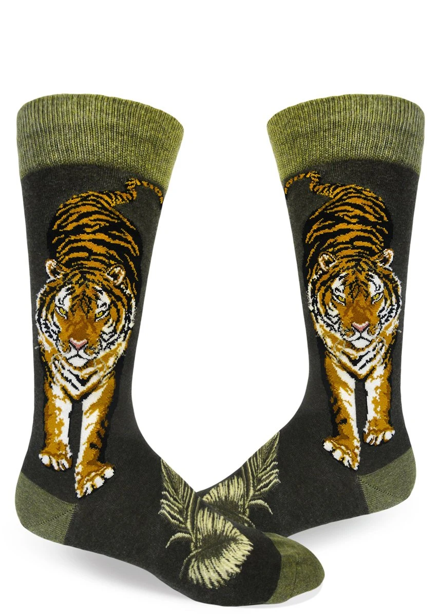 Fierce Tiger Men's Crew Sock 3 Fierce Tiger Men's Crew Sock