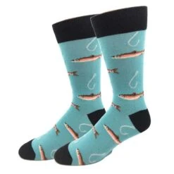 Hookin' Trout Men's Crew Socks